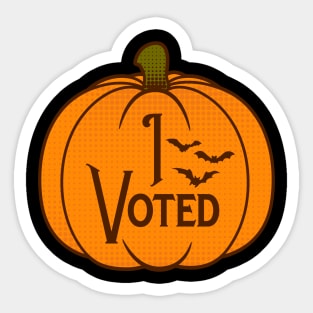 Spoopy Lil Vote Pumpkin Sticker